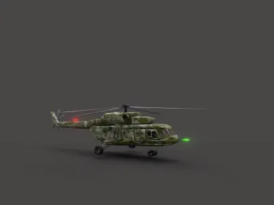 army helicopter 3D model