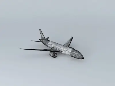 LEAF Boeing 787 800 Free 3D model