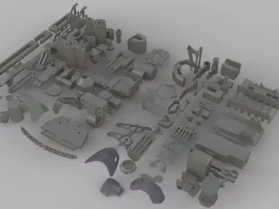 Kitbash pack num1  3D model