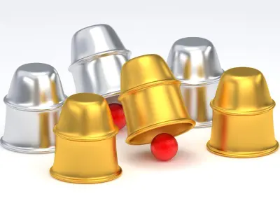 Ball Guessing Game Collection 3D model