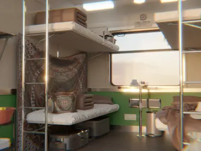 Train Carriage 3D model