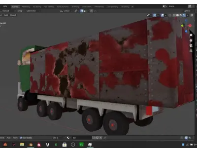 simple truck  Free 3D model