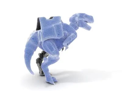 Mechanical Dinosaur Model Pack Low-poly 3D model purchase