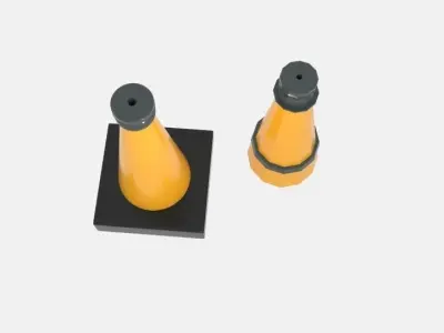  Cone Buoy Free  Free low-poly 3D model