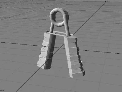 Exercise Equipment Handgrip 3D model