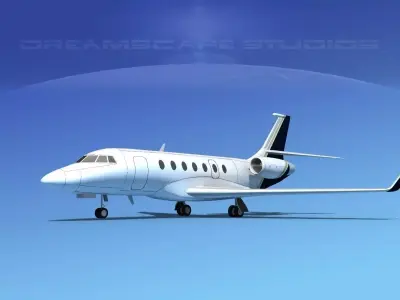 Dassault Falcon 2000 V05 3D model purchase
