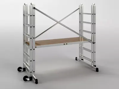 Scaffold tower 8 3D model