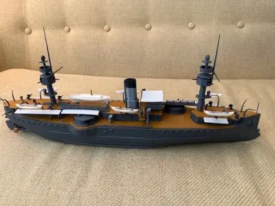 Battleship Aquidaban RC 3D print model