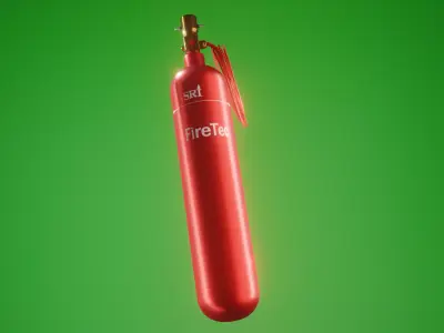 fire extinguisher 3D model 14