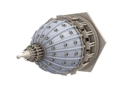 St  Peter Basilica 3D model