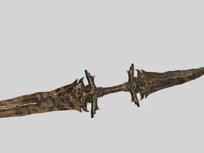 Sword Duel handed 3D model