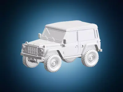 Rugged All-Terrain Utility Vehicle 3D print model