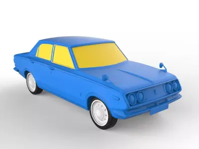 Toyota Mark II 1968 Classic Car 3D print model