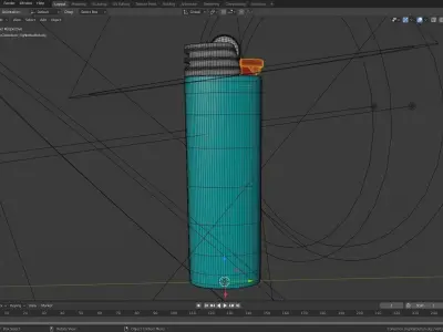 Bic Lighter 3D model purchase