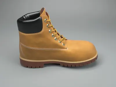 timberland boot 3D model