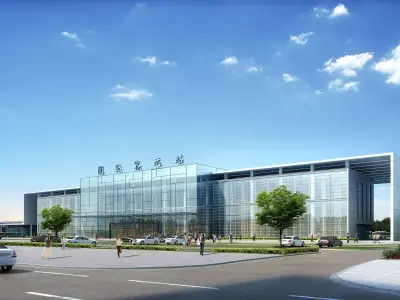 3Dmax fashion city commercial square building 429 3D model