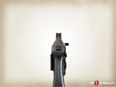 AAA FPS AKS74U  Low-poly 3D model