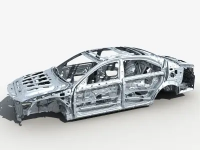 Car Frame 01 3D model