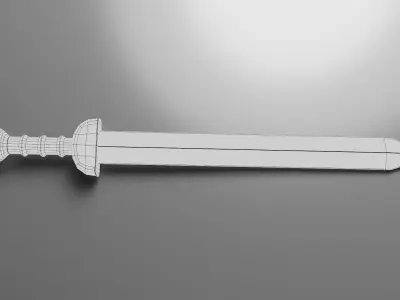 Gladius Roman sword 3D model Low-poly 3D model