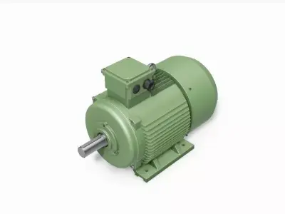 180M B3 Top IEC electric motor - 3D CAD model 3D model