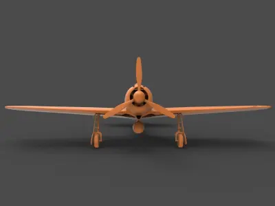 A6M Zero 3D print model