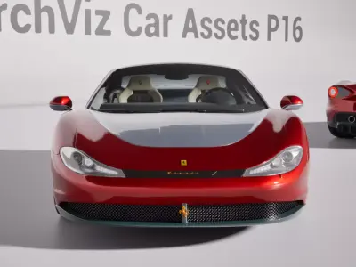 ArchViz Car Assets P16 - Unreal Engine 5 3D model