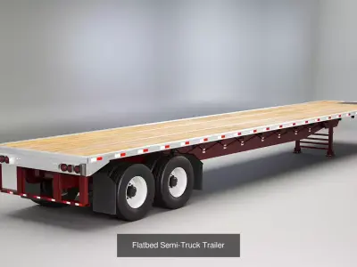 Terminal Tractor and Trailers  3D Model Pack