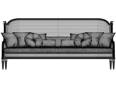 chairish french sofa art 9493 3D model