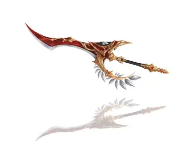 Royal Guard Sword Low-poly 3D model