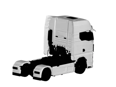 man truck 3D model by truck-3d