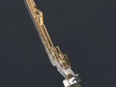 Ancient sword Low-poly 3D model purchase