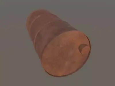 oil tank Free low-poly 3D model order