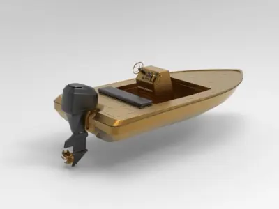 boat - 3D model order