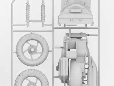 KRN 1-8 scale model 3D print model