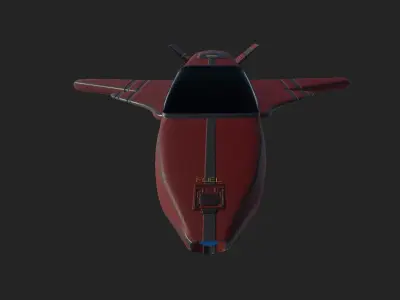 Hornet Space Fighter Free 3D model