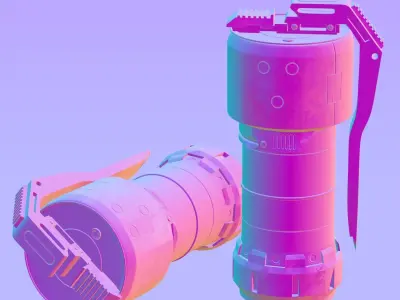 MH-X3 Grenade 3D model