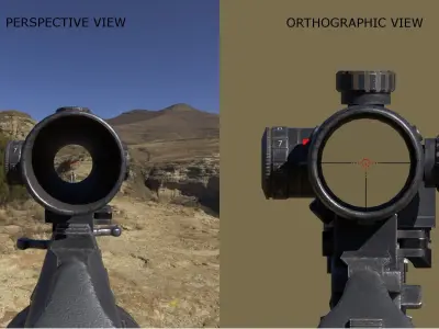 Dragon Scope Low-poly 3D model