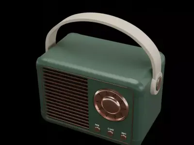 RetroTune Radio 3D model