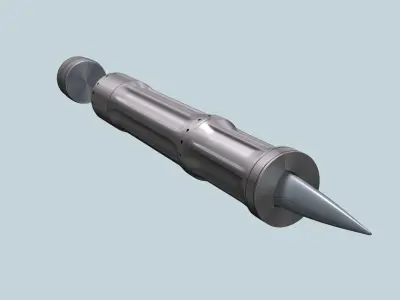 Long Range Maneuvering Projectile 3D model