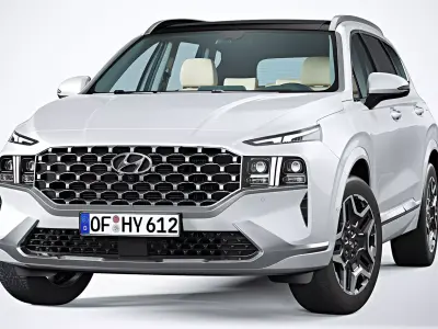 2021 Hyundai Santa Fe 3D model