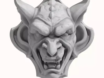 Gargoyle Head 3 3D model