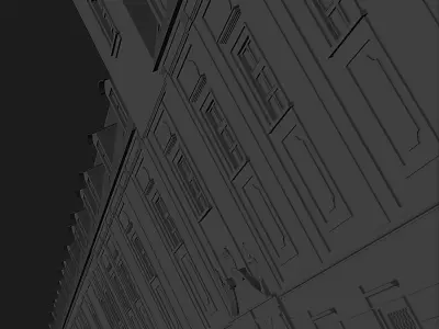 Renaissance-Baroque Castle 3D model