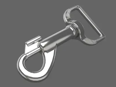 Carabiner metal latch 3D model purchase
