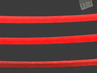 High Frequency Village Rain Blade Low-poly 3D model