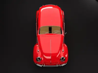 VW Kafer 1963 Free 3D model