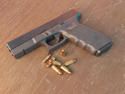 glock17 gen4 3D model