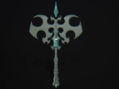 Mystical Scepter Low-poly 3D model