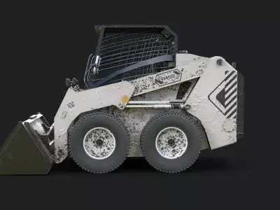 Skid Steer Loader LR Dirt 3D model