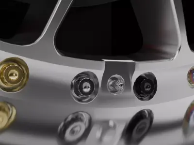 WORK VS-XX Wheel Low-poly 3D model