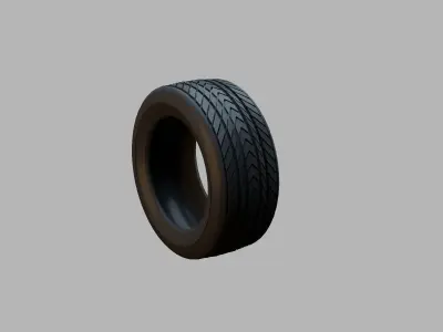 Car Tire 3D model V1
